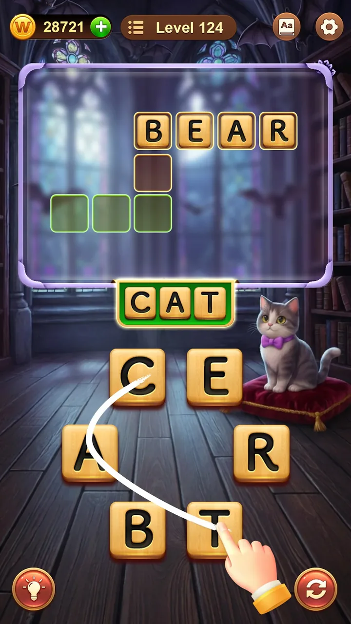 Zrzut ekranu z gry Word Connect